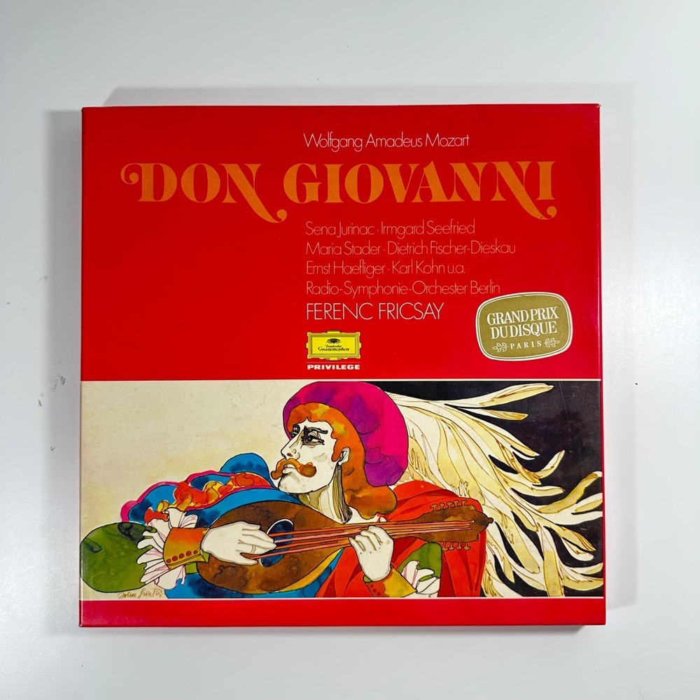 Mozart Don Giovanni 3 LP Box Set Ferenc Fricsay Deutsche Grammophon 2728 003